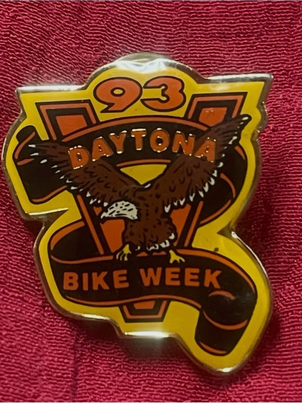 Vintage Daytona Bike Week 93 Eagle Pin